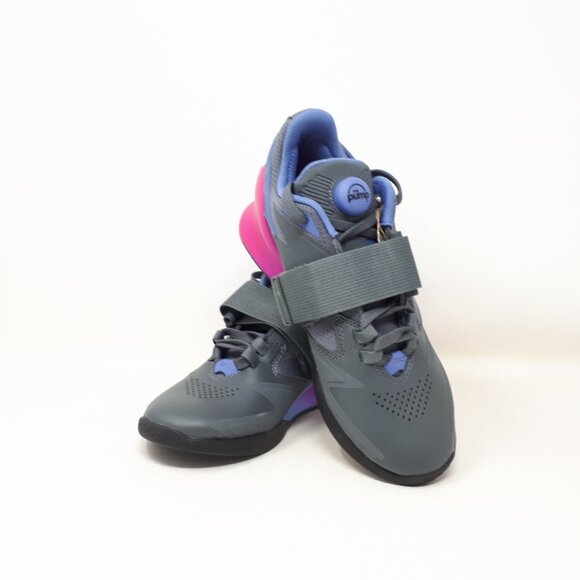Womens Reebok Legacy Lifter III 3 Gray Purple Weightlifting Gym Training Shoes - Picture 10 of 12